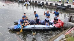 BERSIH, TERTATA, SIAP TUGAS: KOLINLAMIL GELAR KERJA BAKTI LINGKUNGAN