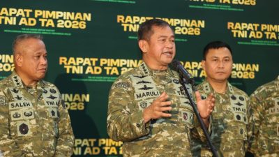 Rapim TNI AD 2026 Fokuskan Penguatan Program Pemerintah dan Sinergi Nasional