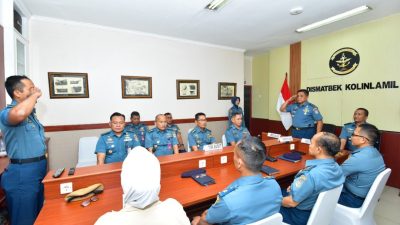 Inspektur Kolinlamil Pimpin Taklimat Awal Audit Kinerja Itkolinlamil TA 2026 Di Srena Dan Dismatbek