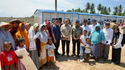 Tinjau Huntap di Aceh Utara, Wamenko Polkam : Negara Hadir Bantu Rakyat Aceh terdampak Bencana