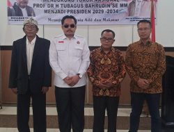 Relawan Nusantara Deklarasi Dukung Tubagus Bahrudin Maju Pilpres 2029