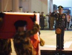 Kasad Pimpin Pelepasan Tiga Jenazah Prajurit TNI Satgas UNIFIL