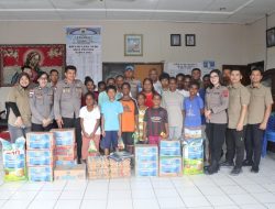 Satgas Damai Cartenz perkuat kepedulian untuk anak Papua lewat bakti sosial di panti asuhan