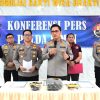 Polda Jambi Gelar Konferensi Pers, DPO Narkotika Berhasil Ditangkap di Tanjab Barat