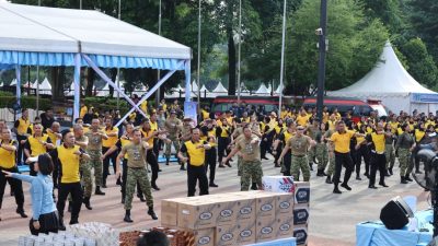 Olahraga Bareng Kodam Jaya–Polda Metro Jaya, Jaga Kebugaran Sekaligus Perkuat Sinergi