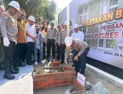 Kapolda Letakkan Batu Pertama Mako Polres Metro Depok: Pelayanan Harus Makin Baik