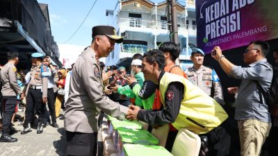 Resmikan Kedai ADO Presisi, Kapolda Sumsel: Driver Ojol Mitra Jaga Kamtibmas
