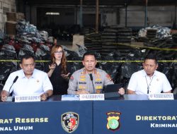 Polda Metro Jaya Bongkar Gudang Ribuan Motor Diduga untuk Ekspor Ilegal