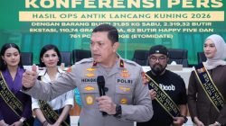 Operasi Antik LK 2026 Berakhir, Polda Riau Bongkar 435 Kasus Narkoba dan 557 Tersangka Diamankan 