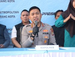 Kapolres Metro Tangerang Kota Rilis Hasil Operasi 3C, Puluhan Pelaku Kejahatan Jalanan Ditangkap