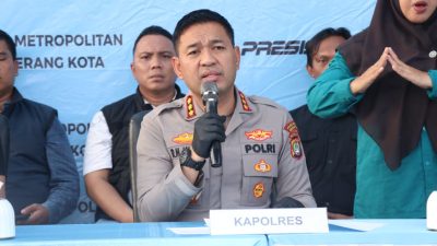 Kapolres Metro Tangerang Kota Rilis Hasil Operasi 3C, Puluhan Pelaku Kejahatan Jalanan Ditangkap