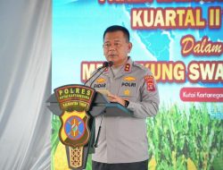 Perkuat Ketahanan Pangan Nasional, Polda Kaltim Gelar Panen Raya Kuartal II Tahun 2026