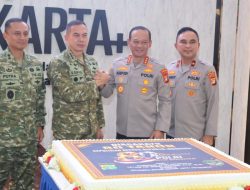 Pangdam Jaya Sambangi Polda Metro Jaya, Beri Ucapan Hari Bhayangkara ke-80