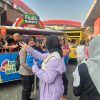 Polwan Polres Jakpus Patroli Jalan Kaki di PRJ, Beri Rasa Aman dan Imbau Pengunjung Tetap Waspada