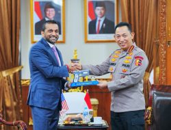 Kapolri Terima Audiensi Direktur FBI, Perkuat Kerja Sama Penanggulangan Kejahatan Transnasional