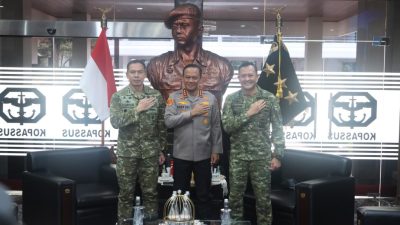 Kapolda Metro Jaya dan Pangdam Jaya Sambangi Mako Kopassus Cijantung, Pererat Sinergi Bersama Pangkopassus