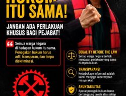 Eks Jampidsus Tidak Mengenakan Rompi Oranye, FORMASI Soroti Dugaan Inkonsistensi Penegakan Hukum