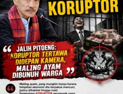 Jalih Pitoeng: Koruptor Tertawa didepan Kamera, Maling Ayam dibunuh Warga