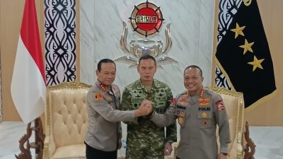Kunjungi Dankorps Brimob Polri, Kapolda Metro Jaya dan Pangdam Jaya Perkuat Soliditas TNI-Polri