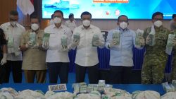 Pimpin Pemusnahan 1,3 Ton Ketamin, Menko Polkam Tegaskan Indonesia Bukan Tempat Transit dan Jalur Peredaran Narkoba
